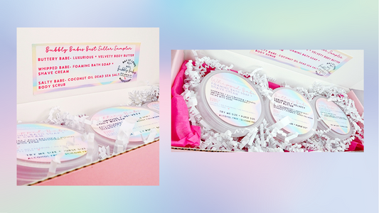 Pink Gift Box Sexy Skin Trio Sampler