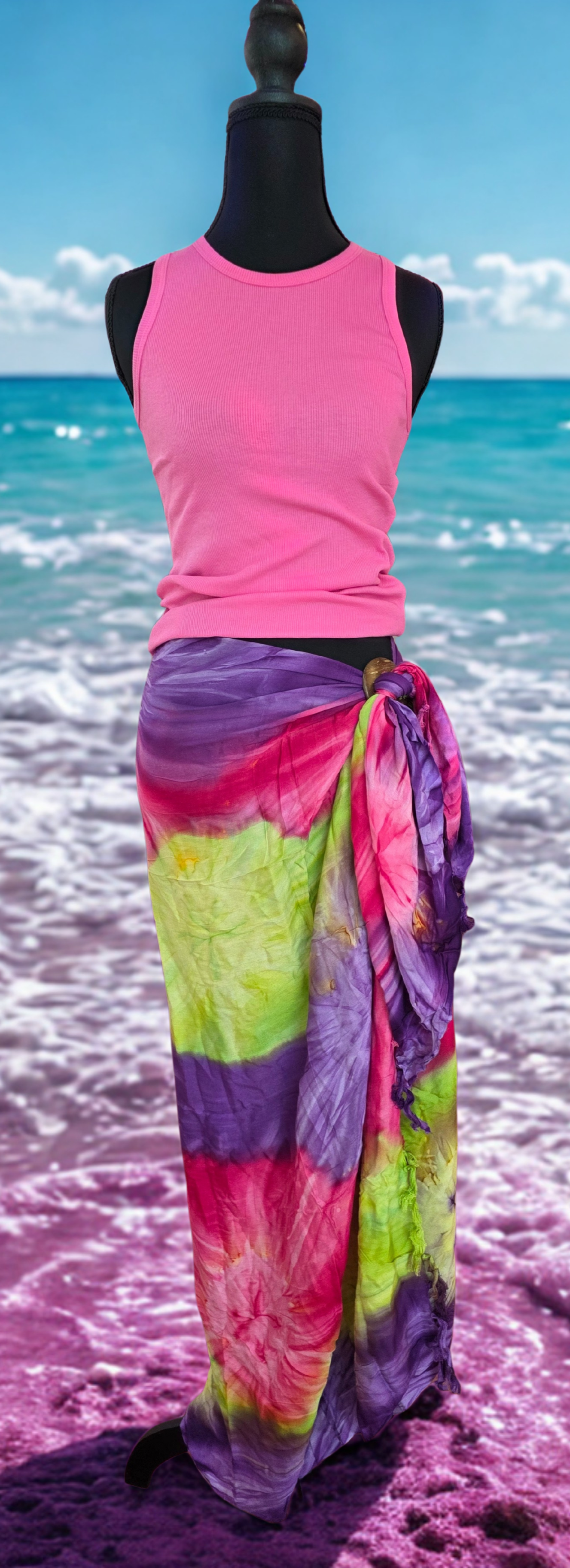 Chic & Versatile Beach Sarong | Lightweight Wrap for Swimwear, Travel & More