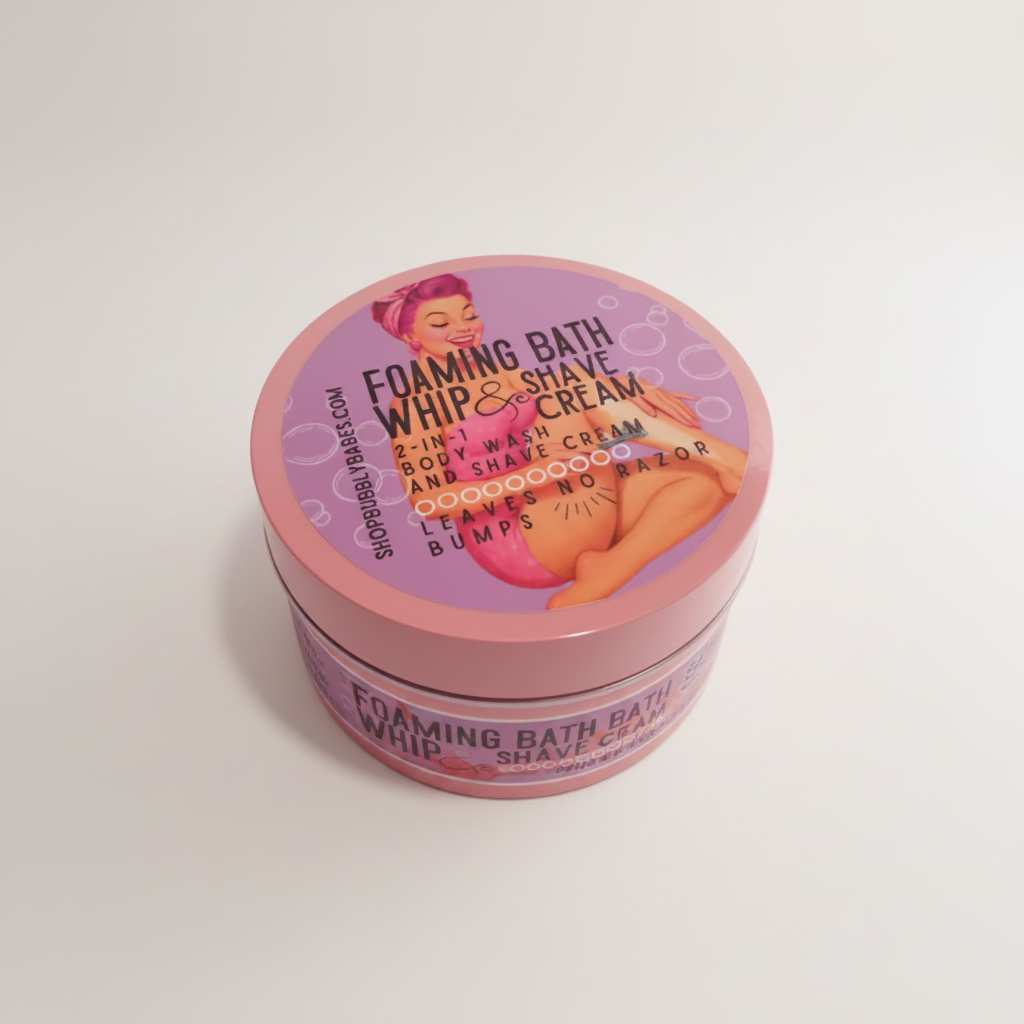 Foaming Bath Whip + Shave Cream
