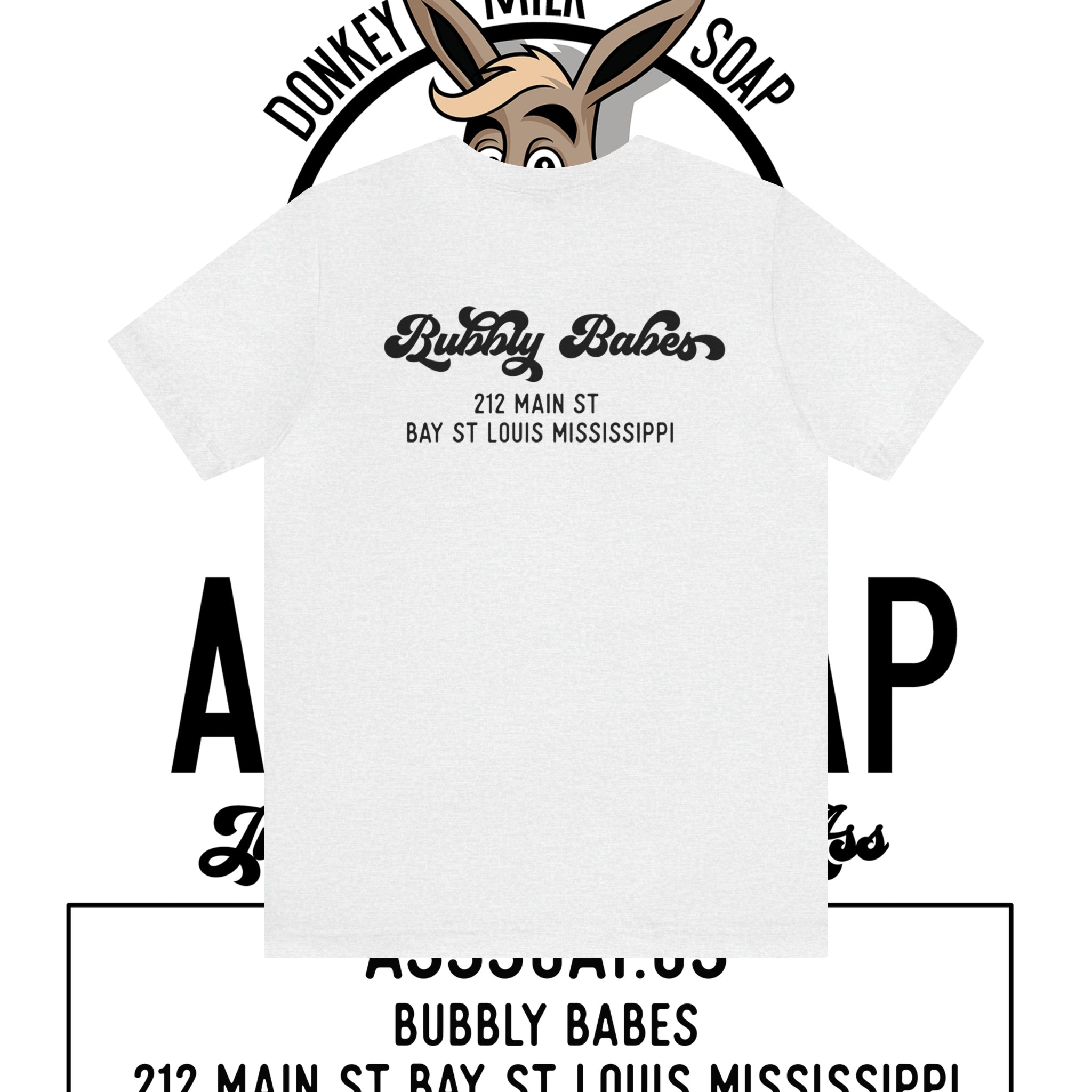 Unisex Jersey Short Sleeve Tee Shirt Ass Soap