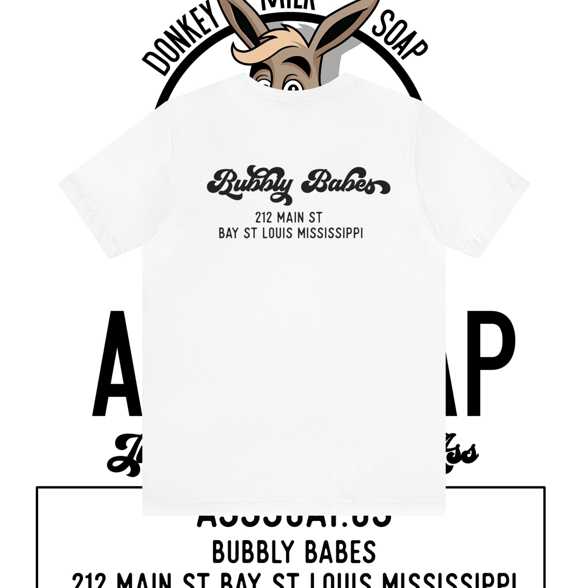 Unisex Jersey Short Sleeve Tee Shirt Ass Soap