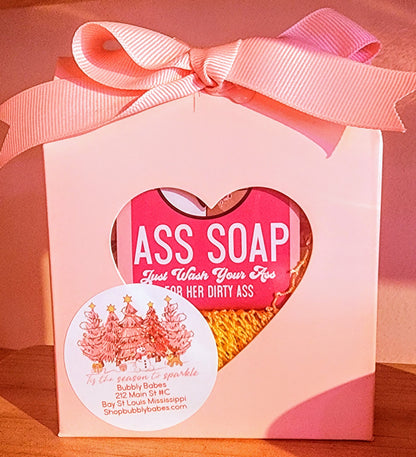 Christmas Heart Pink Gift Box