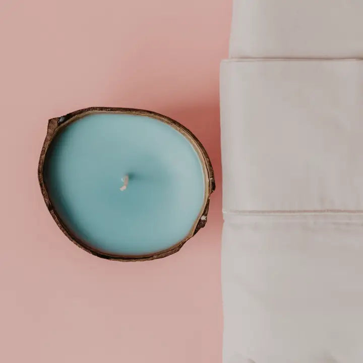 Upcycled Real Coconut Candle
