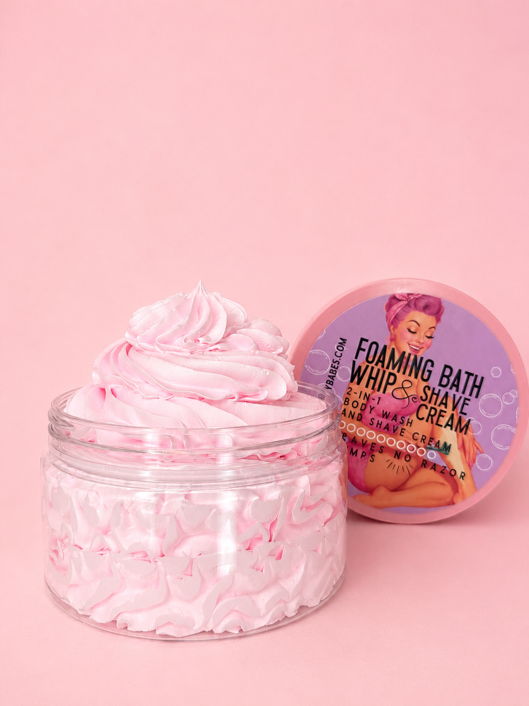 Foaming Bath Whip + Shave Cream