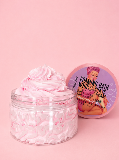 Foaming Bath Whip + Shave Cream
