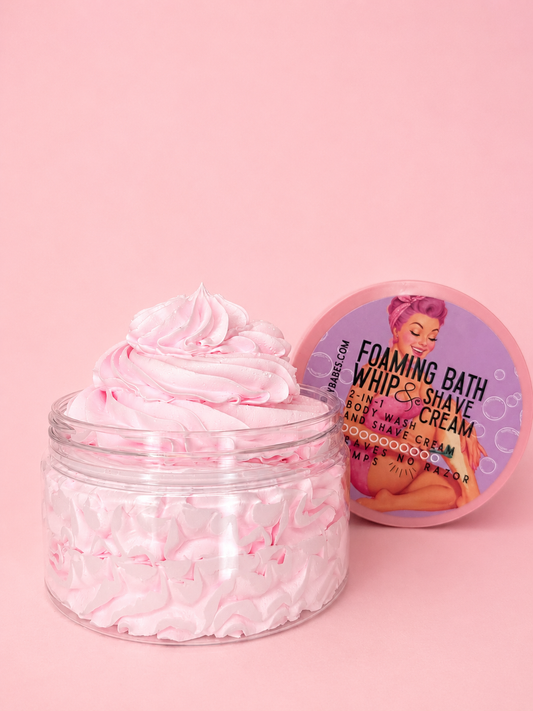 Foaming Bath Whip + Shave Cream
