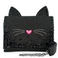 Mary Frances Beaded Black Cat Handbag – Whimsical Feline Crossbody Clutch