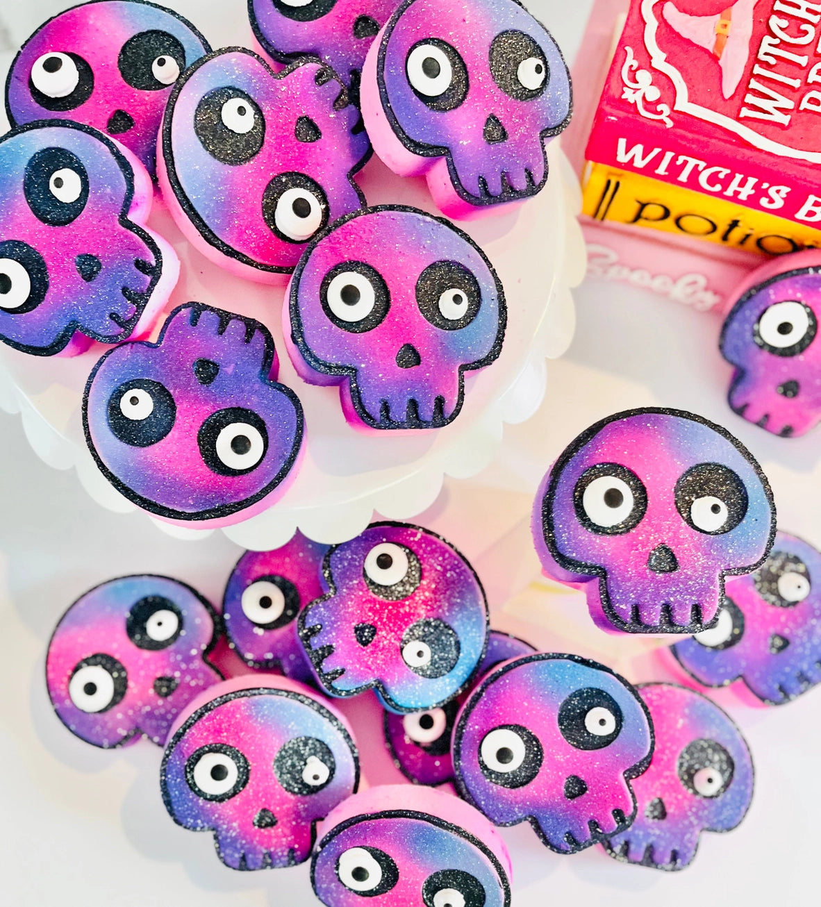 Halloween Pink Skull Bath Bomb