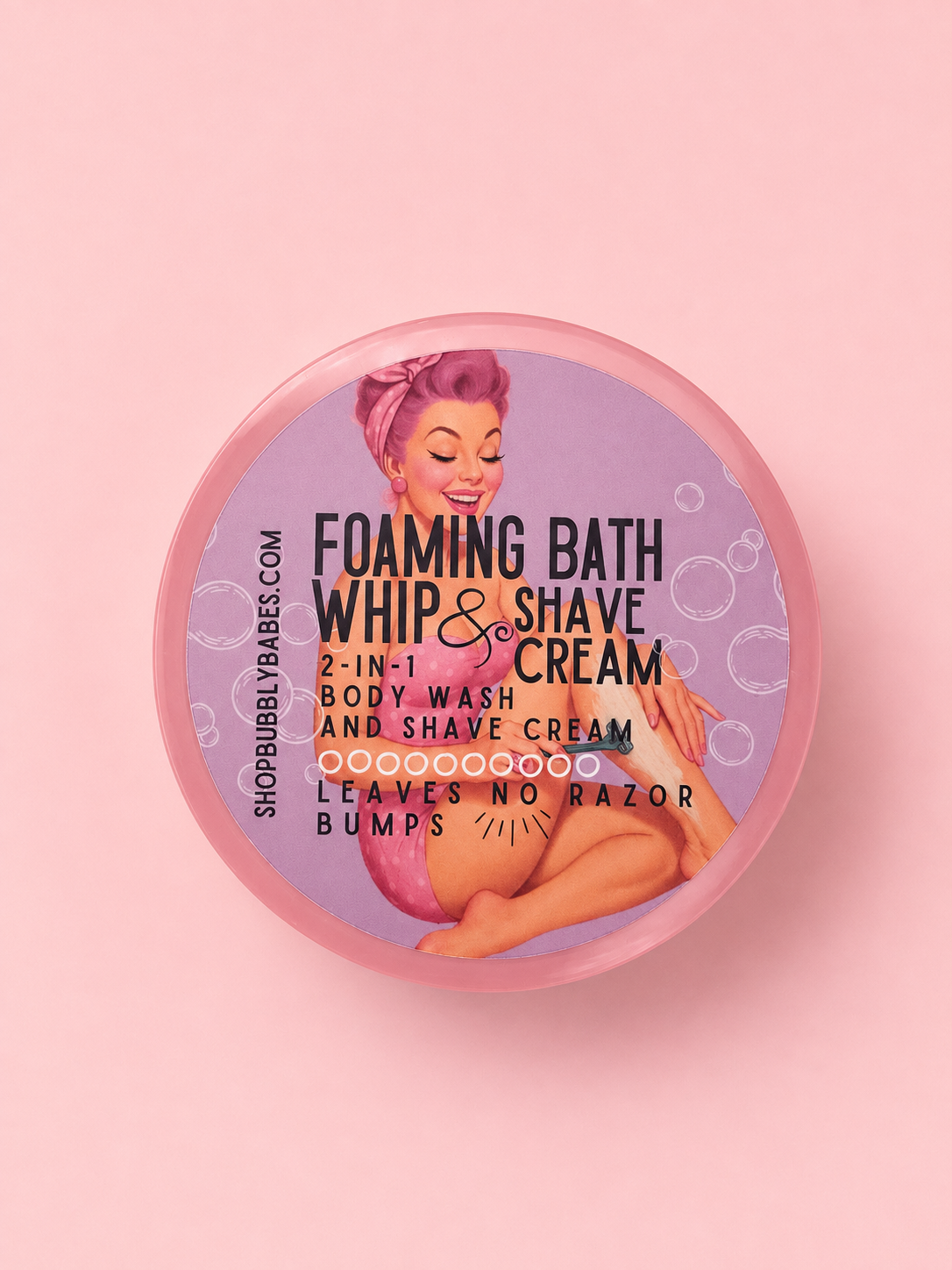 Foaming Bath Whip + Shave Cream