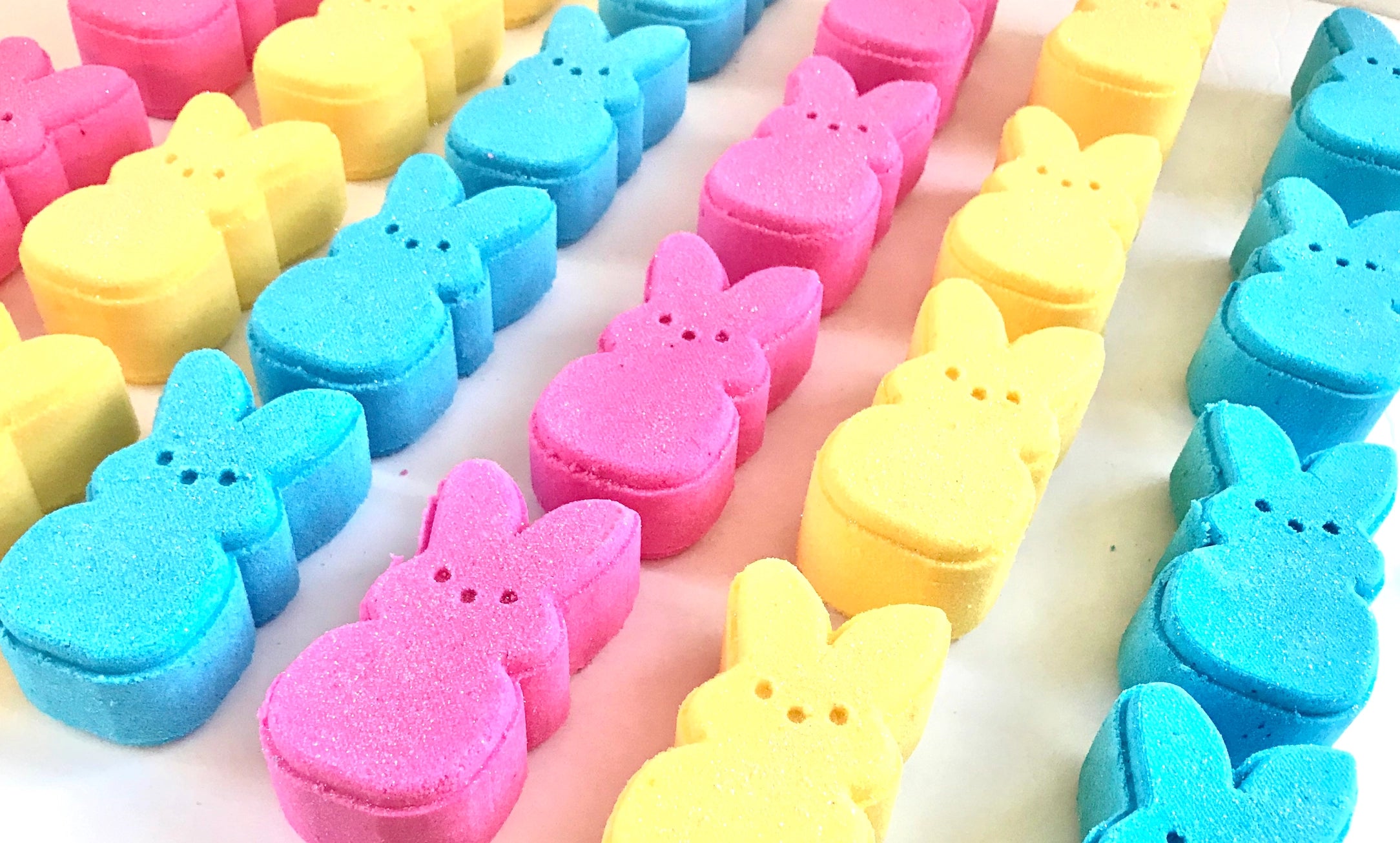 PINK Bunny Peep Inspired Bath Bombs Easter