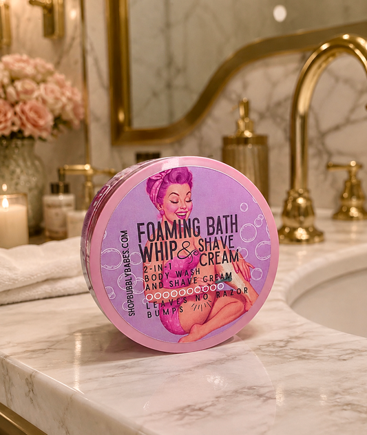 Foaming Bath Whip + Shave Cream