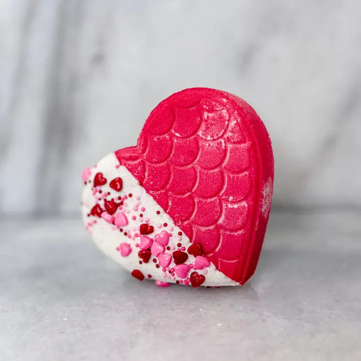 Dipped Heart Bath Bomb