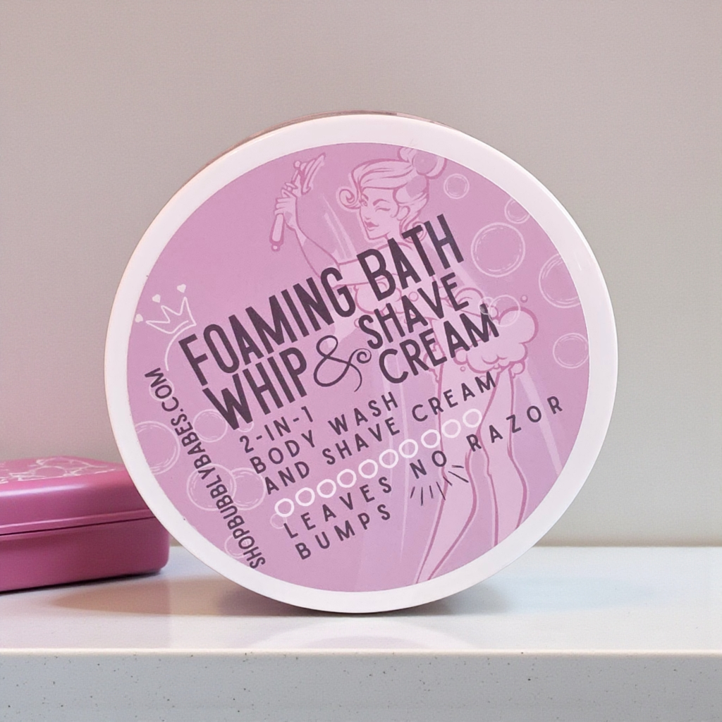 Foaming Bath Whip + Shave Cream