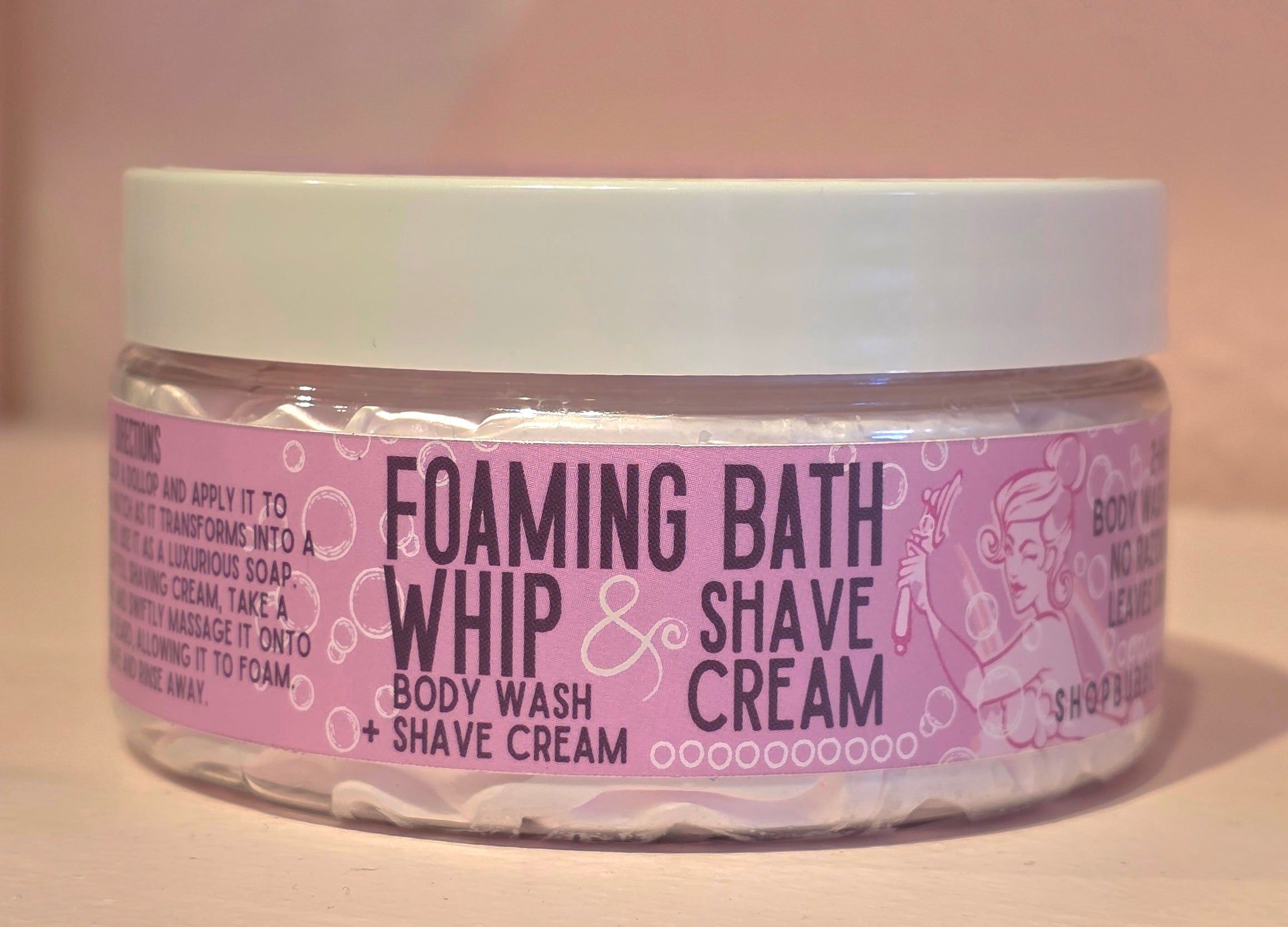Foaming Bath Whip + Shave Cream