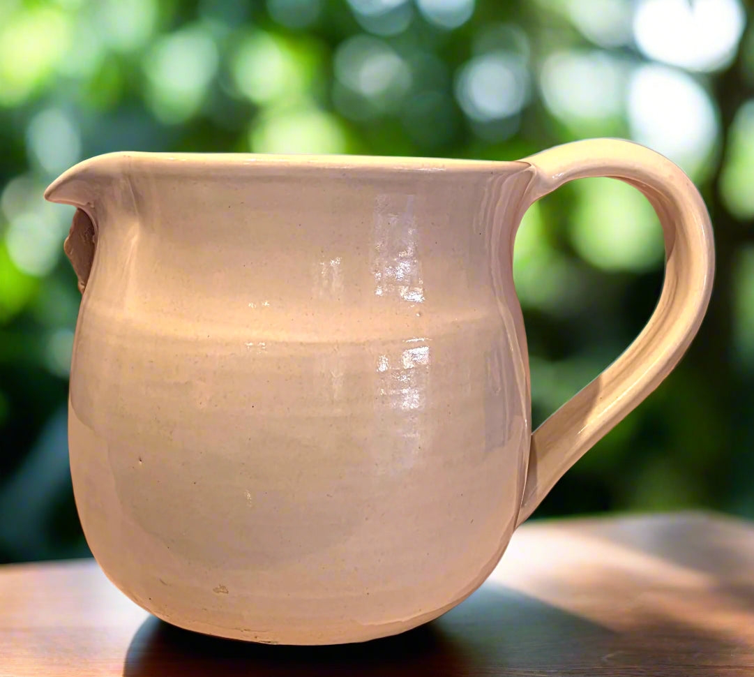 Rose Pottery Pitcher