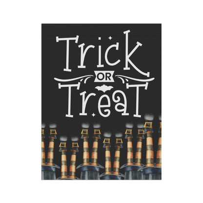 Trick or Treat with Witches Feet Halloween Outdoor House Flag