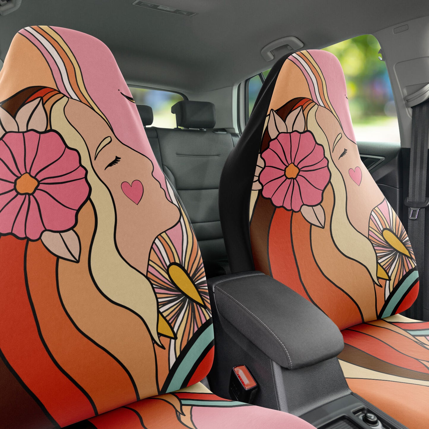 Hippie Girl Car Seat Covers