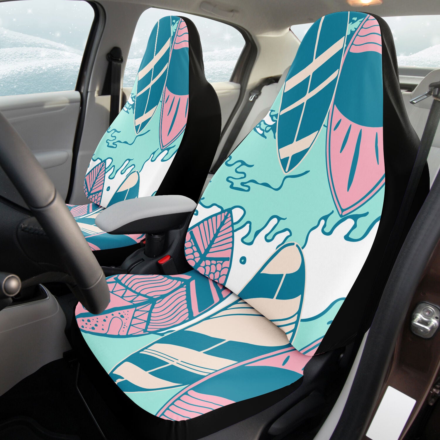 Surfer Girl Car Seat Covers
