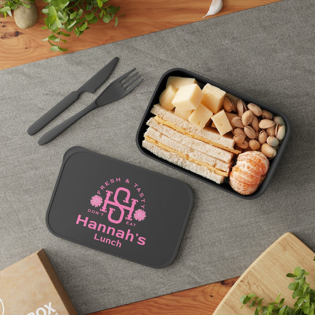 Personalized PLA Bento Box with Band and Utensils