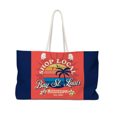 Bay Saint Louis  Shop Local Oversized Tote Bag