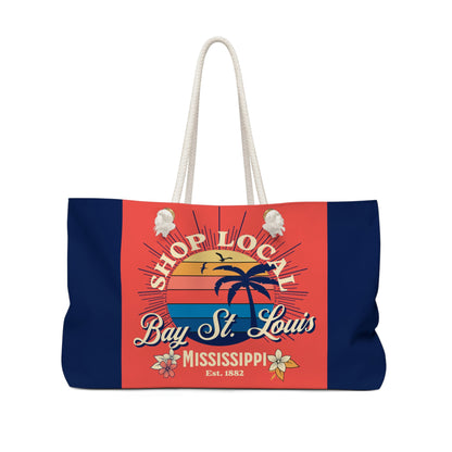 Bay Saint Louis  Shop Local Oversized Tote Bag