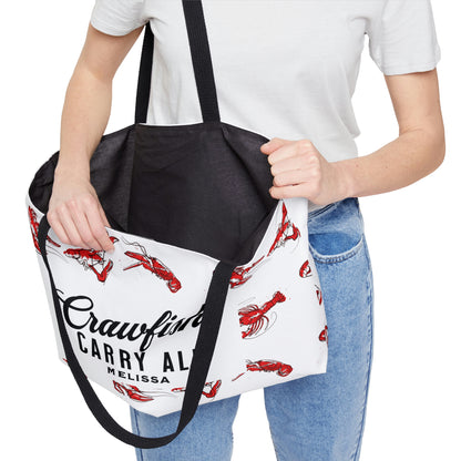 Crawfish Boil Weekender Tote Bag Personalized