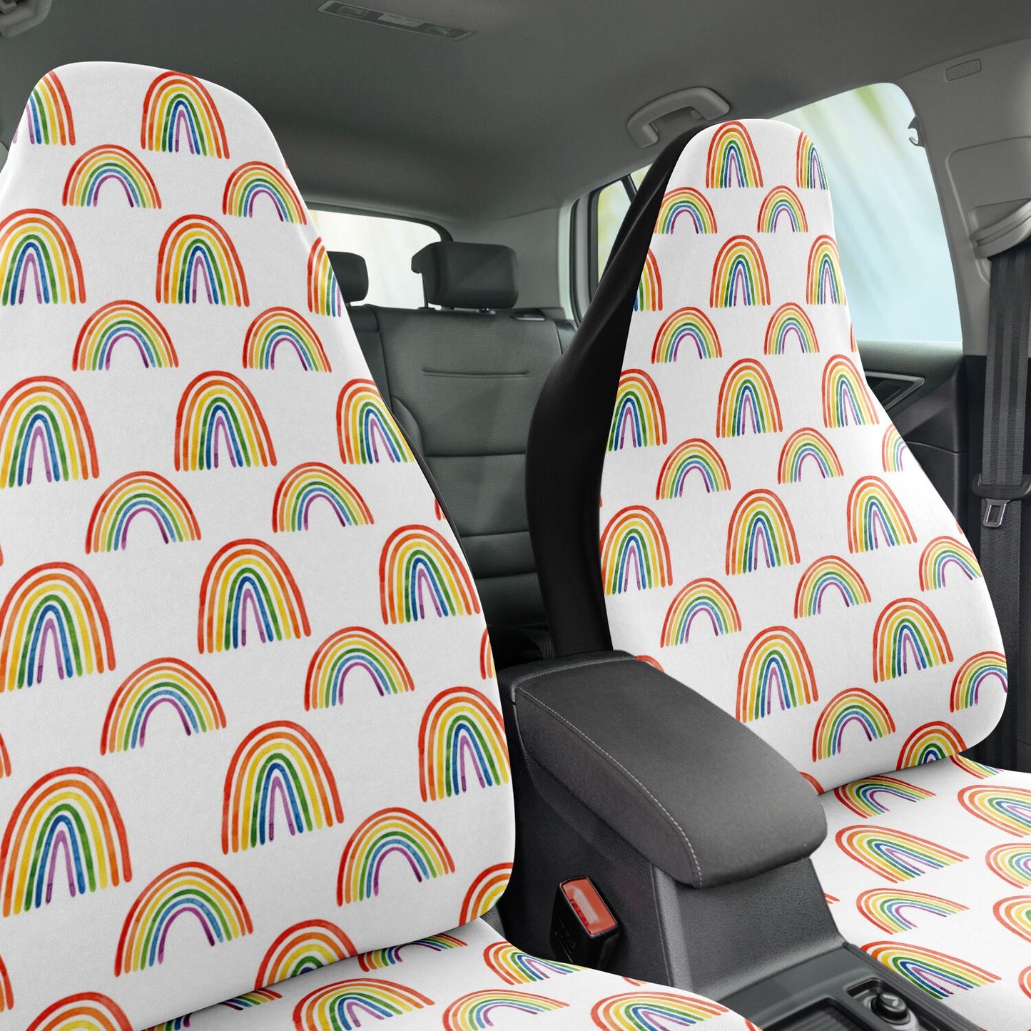 Happy Rainbow Car Seat Covers