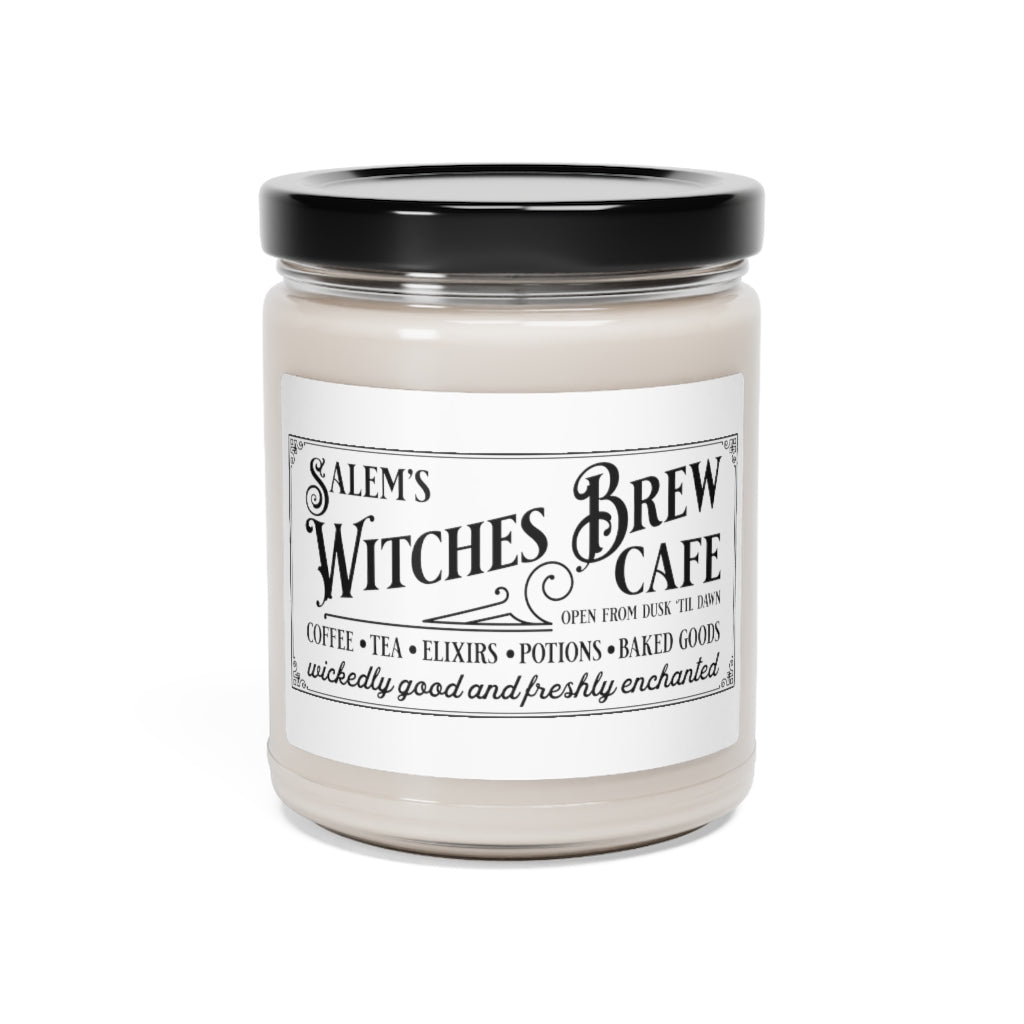 Witches Brew Cafe Halloween Candle