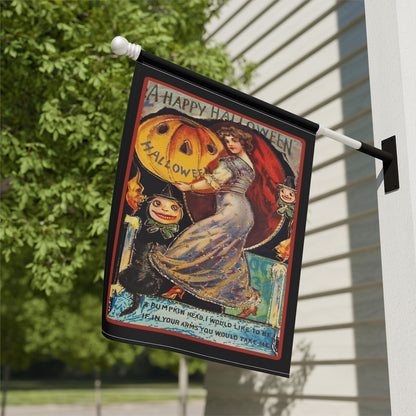 Vintage Halloween Outdoor House Flag