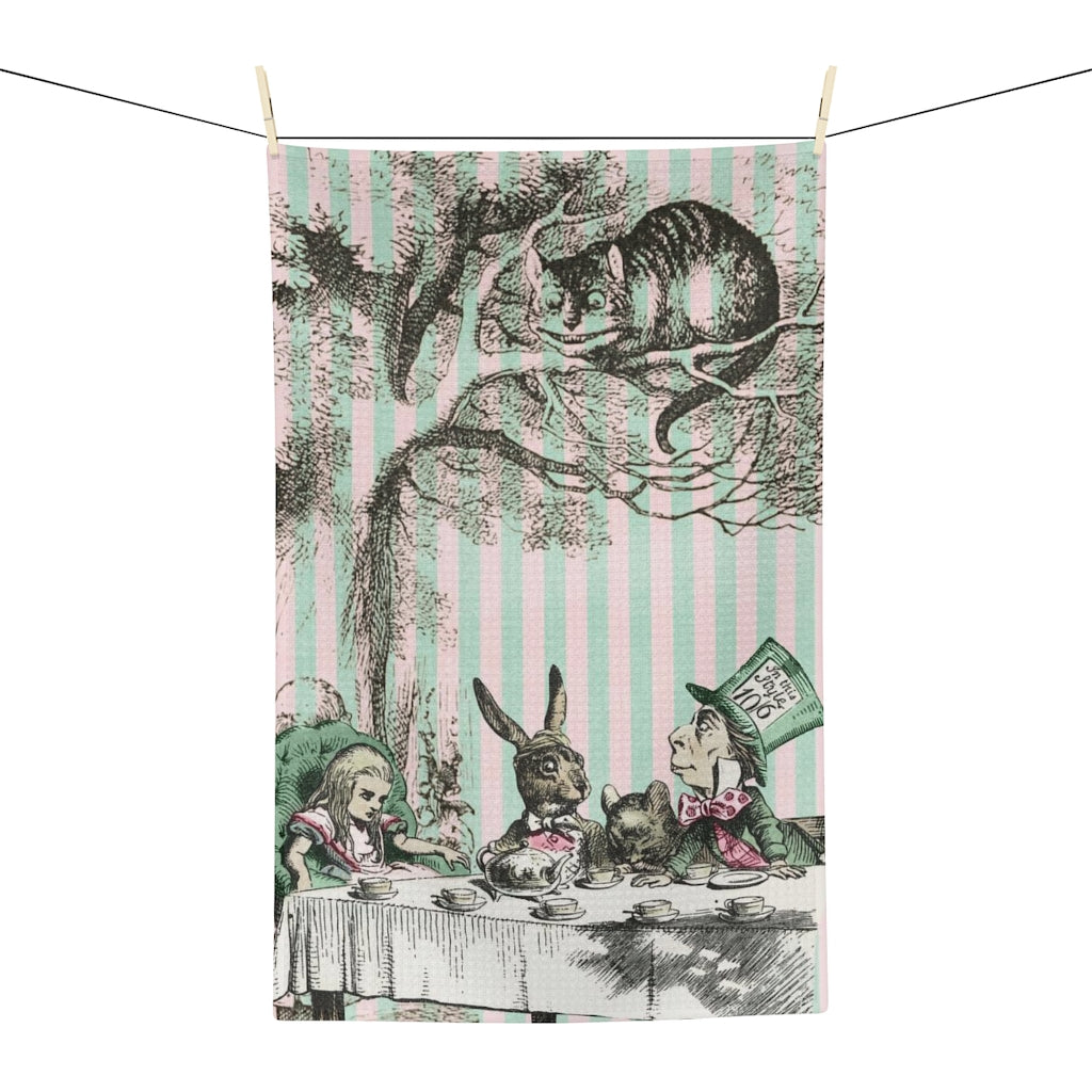 Alice In Wonderland Soft Kitchen Tea Towel