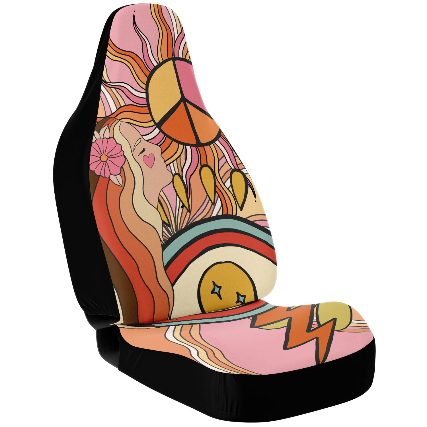 Hippie Girl Car Seat Covers 3rd