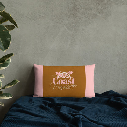 Mississippi Coast Premium Throw Pillow