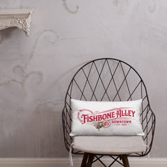 Gulfport, MS FishBone Alley Premium Throw Pillow