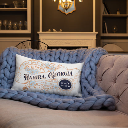 Hahira GA Premium Throw Pillow