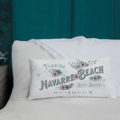 Navarre Beach FL Premium Throw Pillow