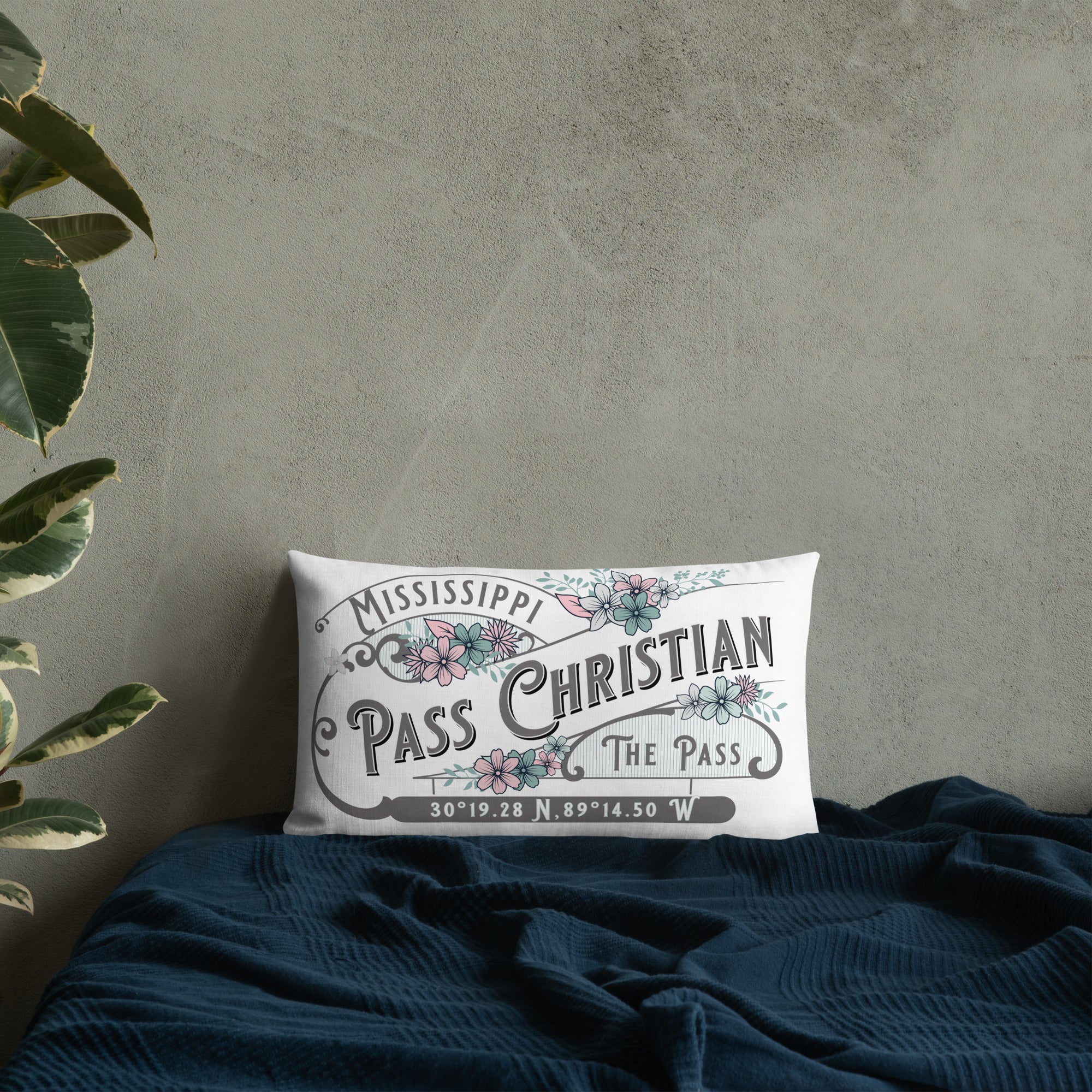 Pass Christian MS Premium Throw Pillow