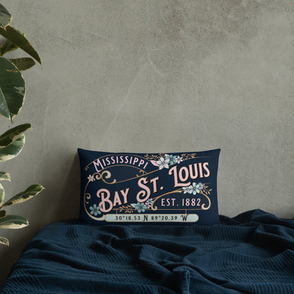 Bay St. Louis MS Premium Throw Pillow
