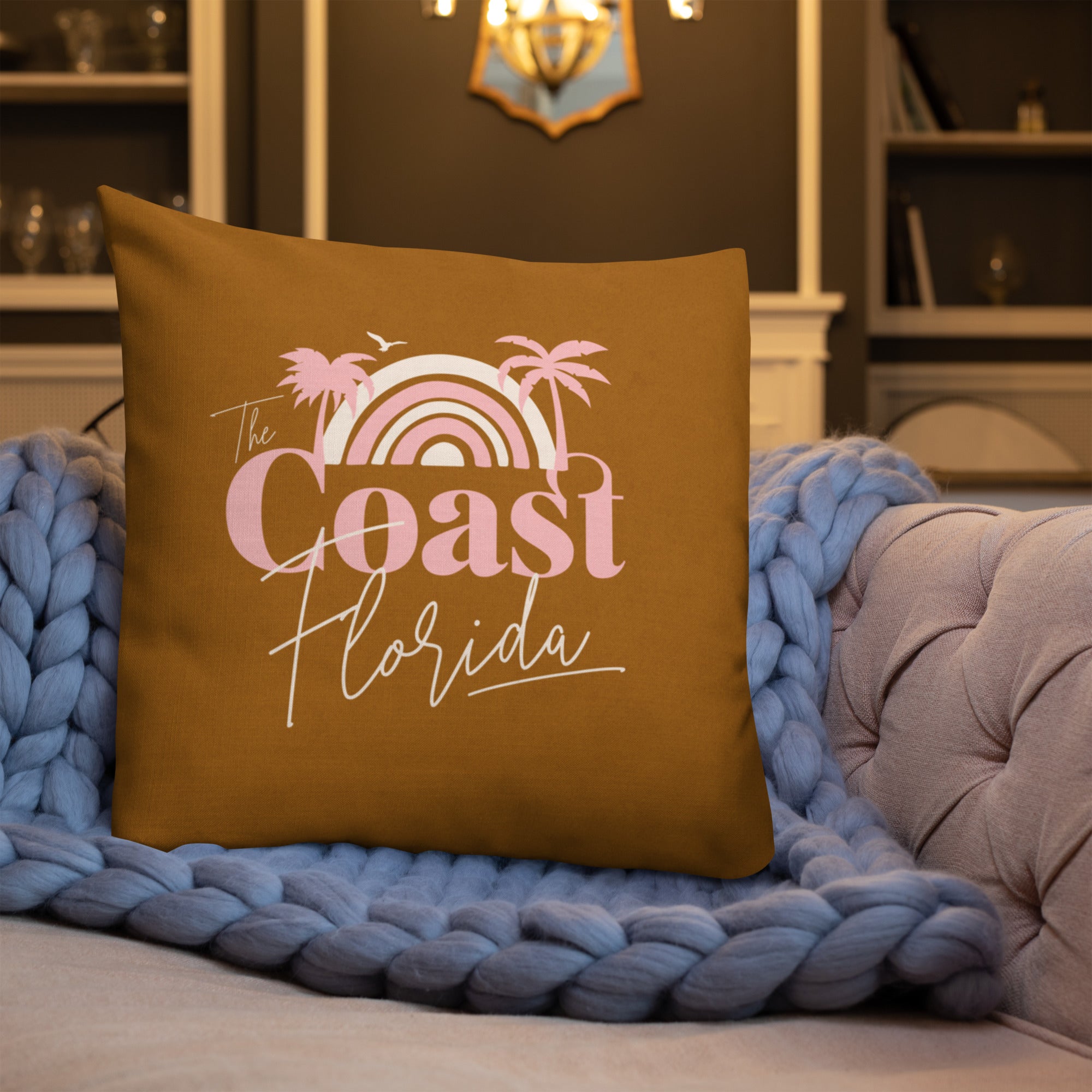 Florida Coast Premium Throw Pillow