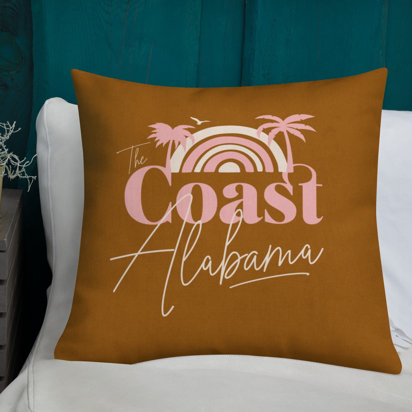 Alabama Coast Premium Throw Pillow