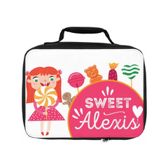 Personalized Sweet Candy Girls Lunch Bag Box