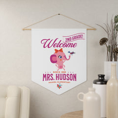 Welcome Teacher Personalized Pennant