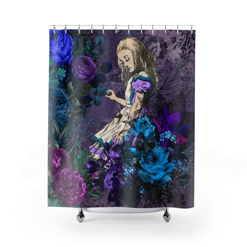 Alice In Wonderland Shower Curtain, Shower Curtain