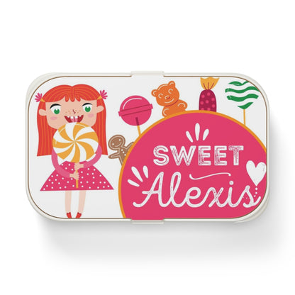 Personalized Girls Sweet Candy Bento Lunch Box