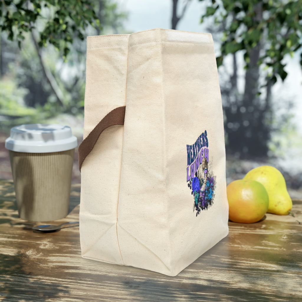 Alice In Wonderland Personalized Canvas Lunch Bag With Strap