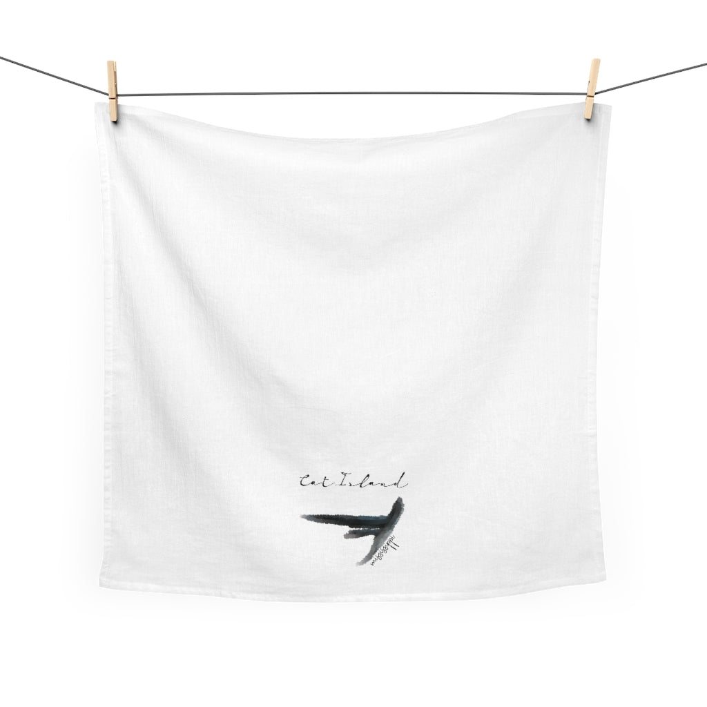 Cat Island Mississippi Tea Towel