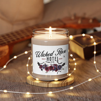 Wicked Rose Hotel Halloween Candle