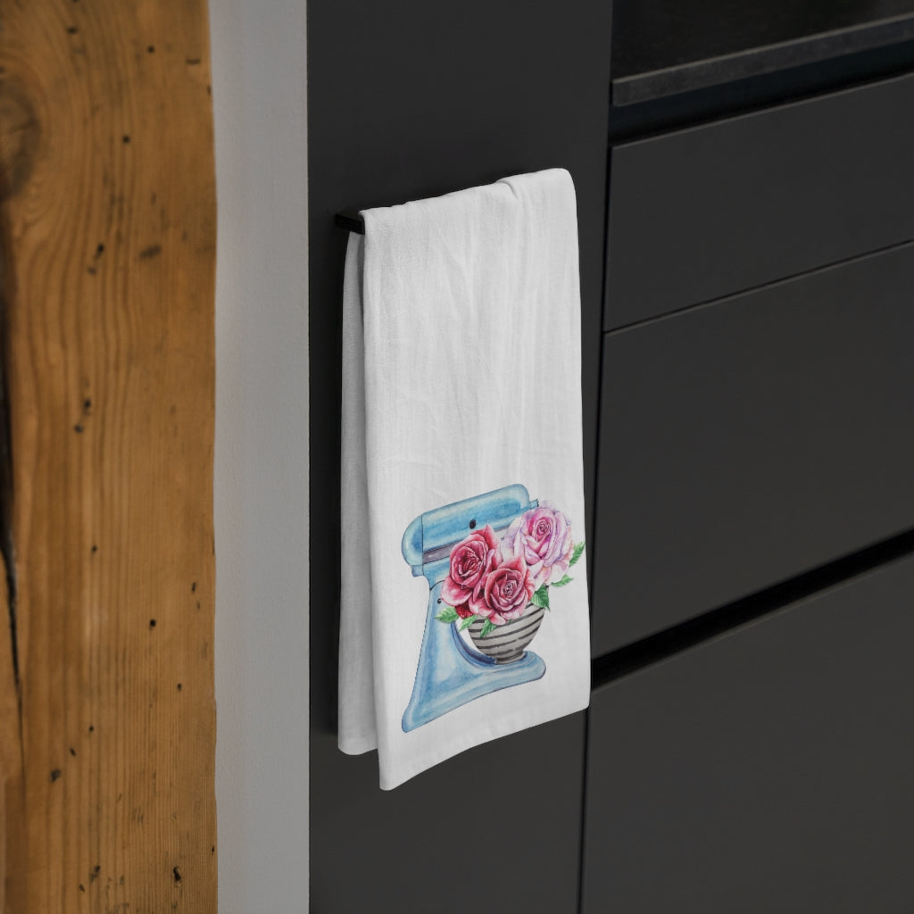 Floral Kitchen Aid Mixer Tea Towel