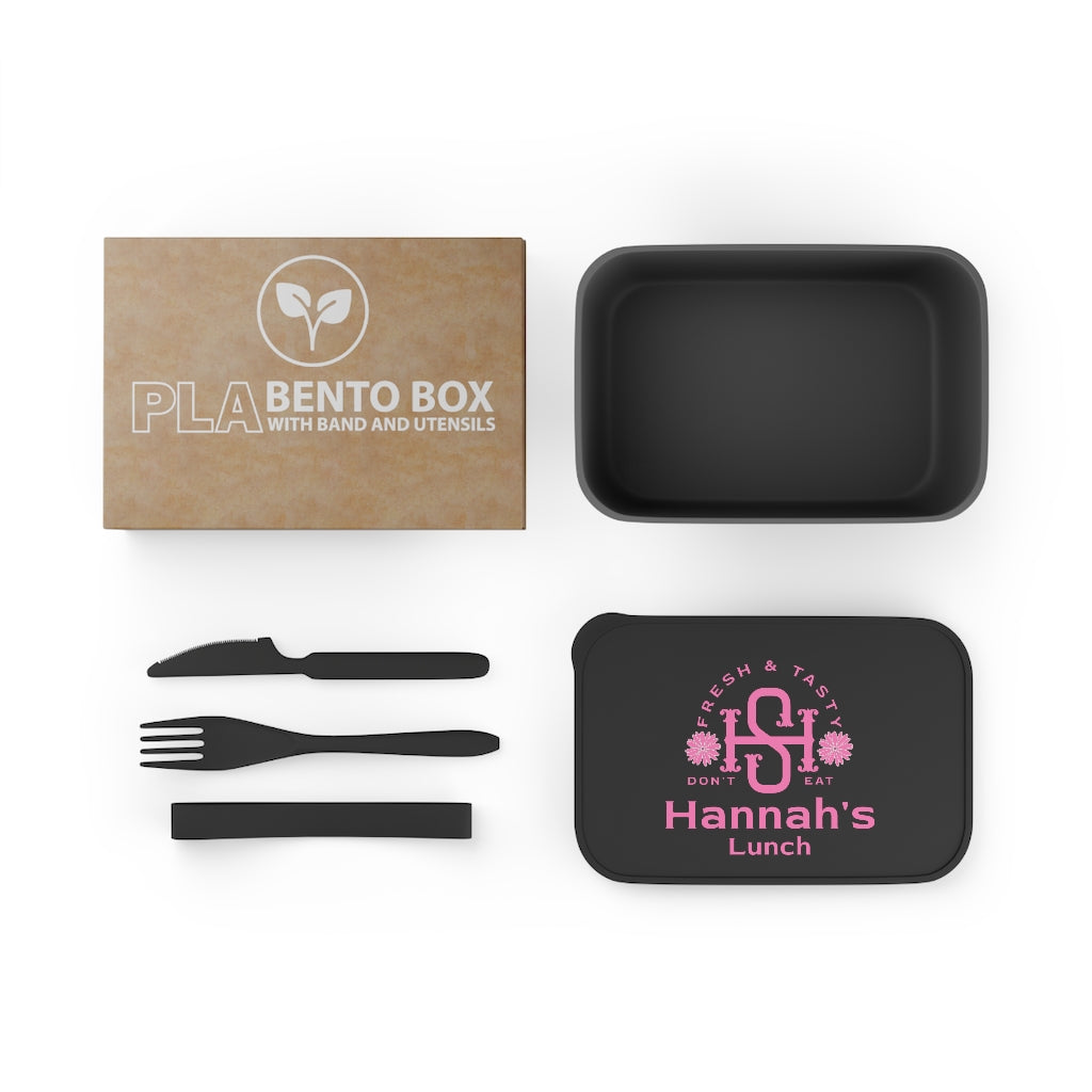 Personalized PLA Bento Box with Band and Utensils