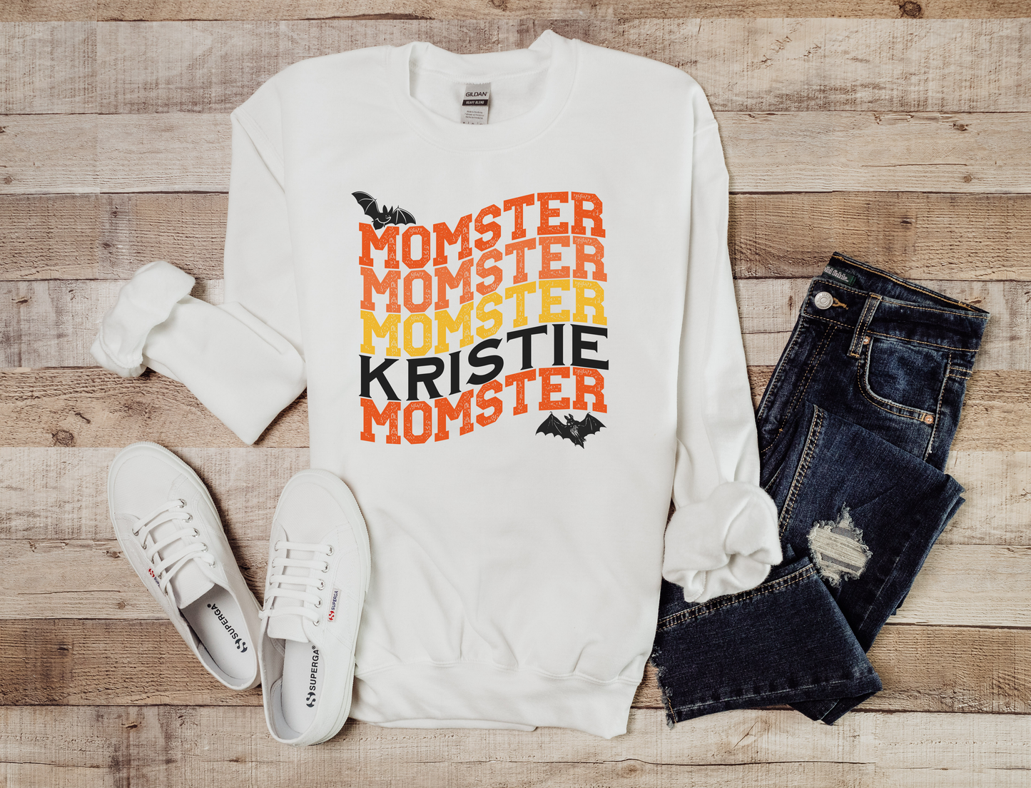 Momster Personalized Halloween Sweatshirt