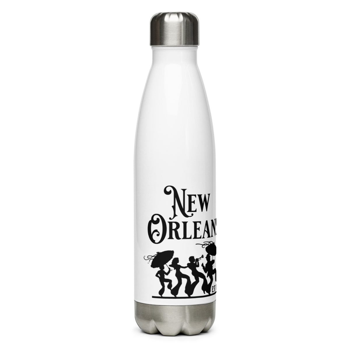 New Orleans Stainless Steel Water Bottle